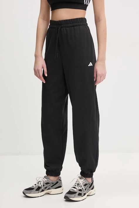 adidas spodnie dresowe Essentials damskie kolor czarny gładkie JD7999