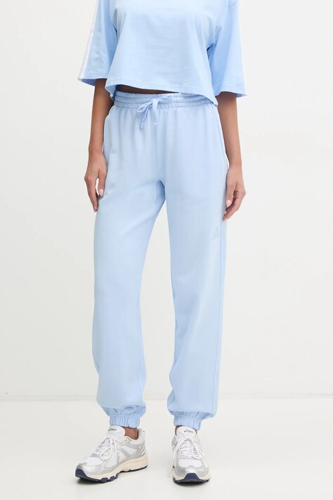 Bavlněné tepláky adidas ALL SZN modrá barva, JD4723