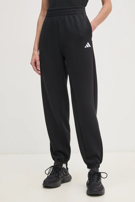adidas pantaloni de trening Future Icons culoarea negru, neted, JE3977