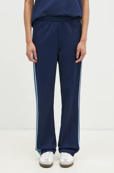 adidas Originals pantaloni de trening Classic Track Pant culoarea bleumarin, cu imprimeu, JC5793