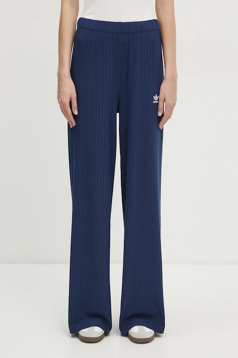 adidas Originals joggers Essential navy blue color smooth JD1496