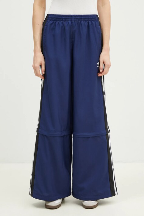 adidas Originals pantaloni Rasant Track Pant femei, culoarea albastru marin, modelator, JW9743