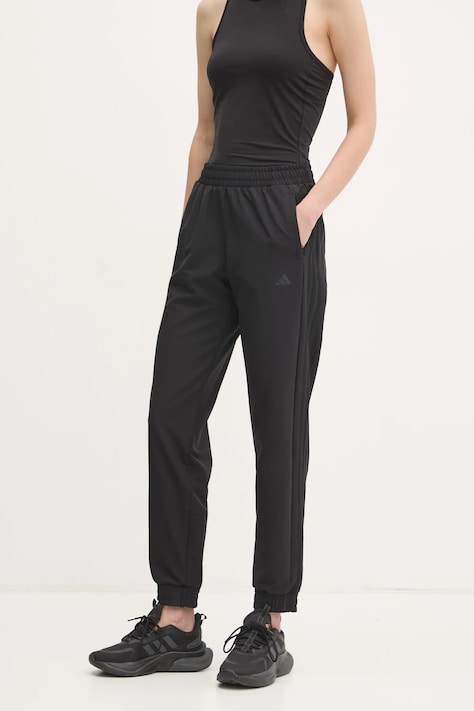 Tréninkové kalhoty adidas Performance Pacer černá barva, hladké, IK5471