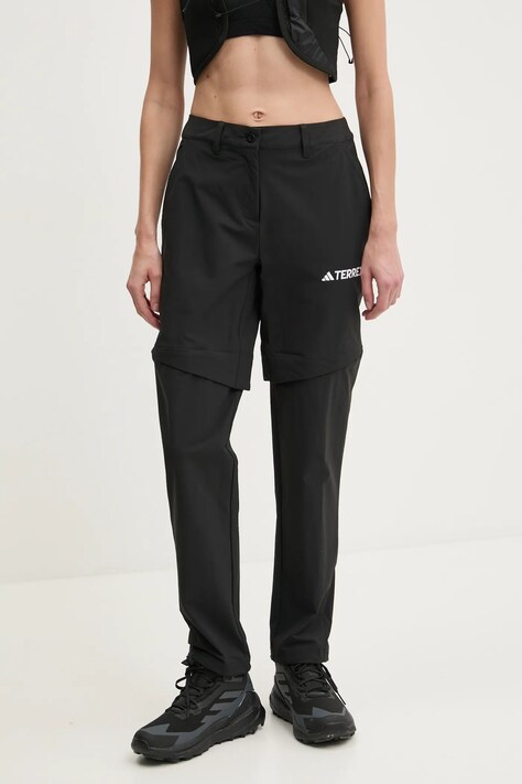 Turistické nohavice adidas TERREX Multi čierna farba, IZ3322