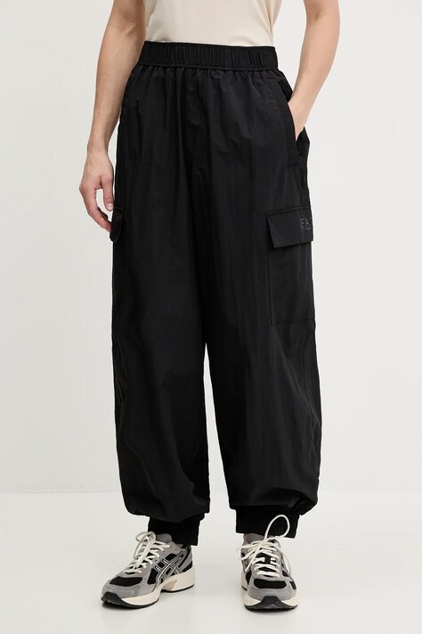 Tepláky EA7 Emporio Armani dámské, černá barva, AF12452.7W000157