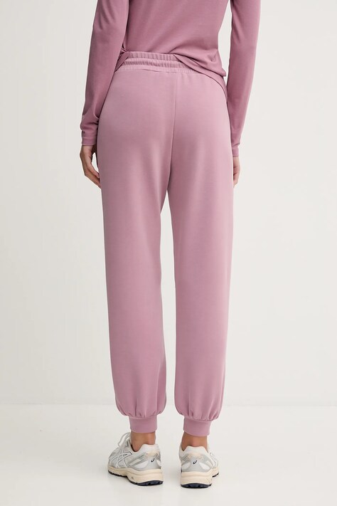 EA7 Emporio Armani спортивні штани жіночі з модалем — SS25-SPD0I8, рожевий — фото 3