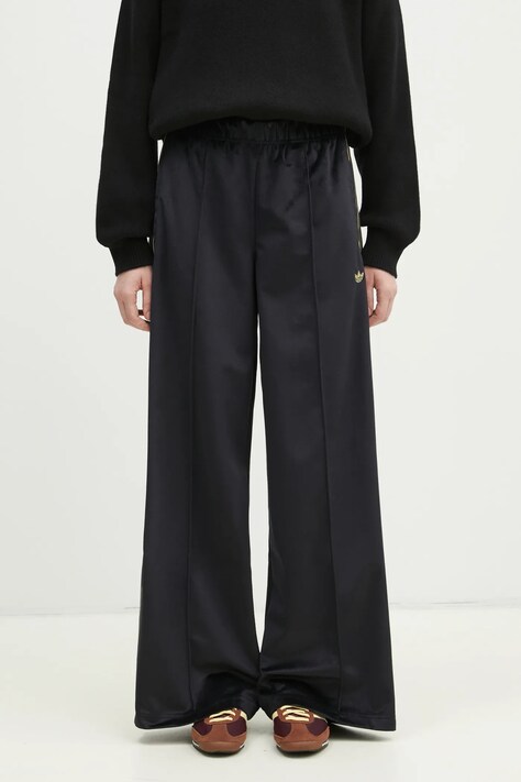 adidas Originals joggers VELOUR TRCKPANT women's black color patterned JI5755