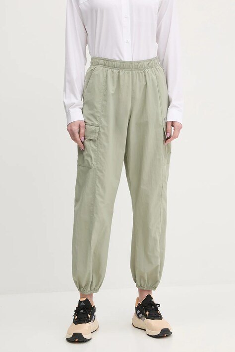 Columbia pantaloni de exterior Sandier culoarea verde, 2119061