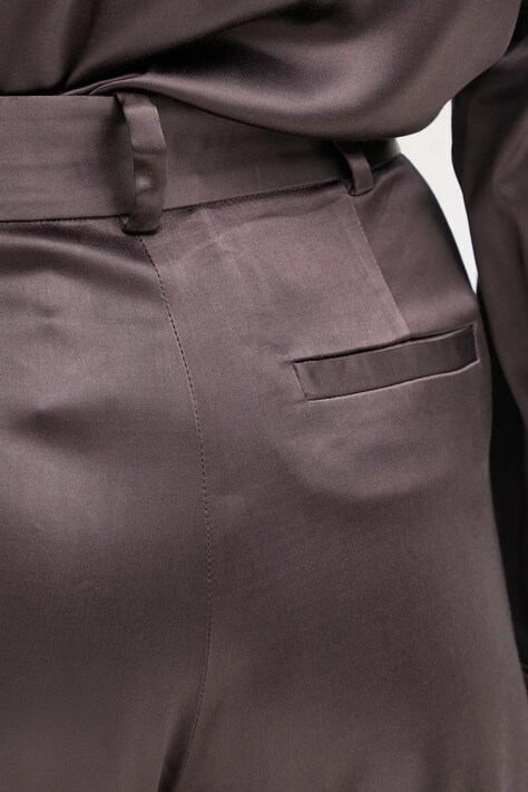 Штани AERON WELLEN — SS25-SPD0JB, коричневий — фото 4