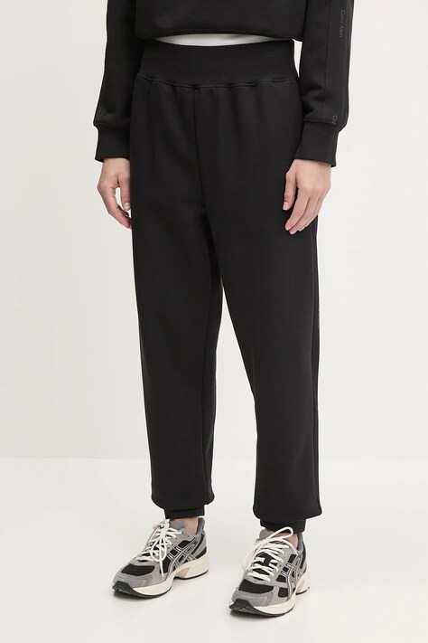 Παντελόνι φόρμας Calvin Klein Performance χρώμα: μαύρο, LVGWS5P608