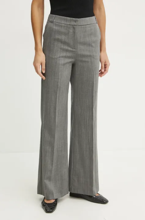 MAX&Co. pantaloni in lana donna colore grigio  2516131032200