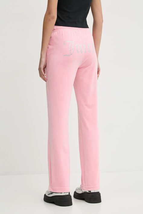 Juicy Couture штани flare жіночі велюрові TINA TRACK PANT — фото 3