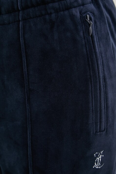 Juicy Couture штани flare жіночі велюрові TINA TRACK PANT — фото 5