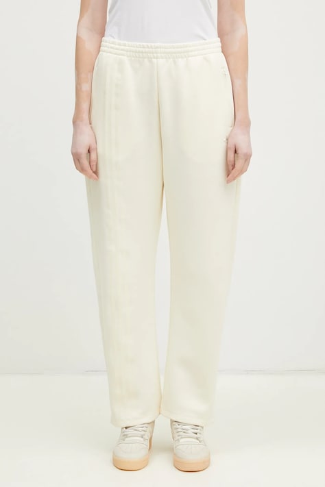 adidas Originals pantaloni de trening din bumbac Os Sweatpant culoarea bej, uni, JJ0943