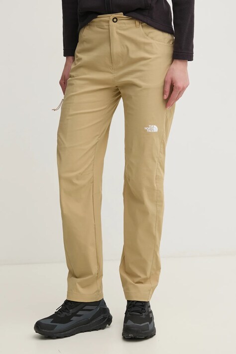 Outdooor hlače The North Face Exploration zelena barva, NF0A8BR7LK51
