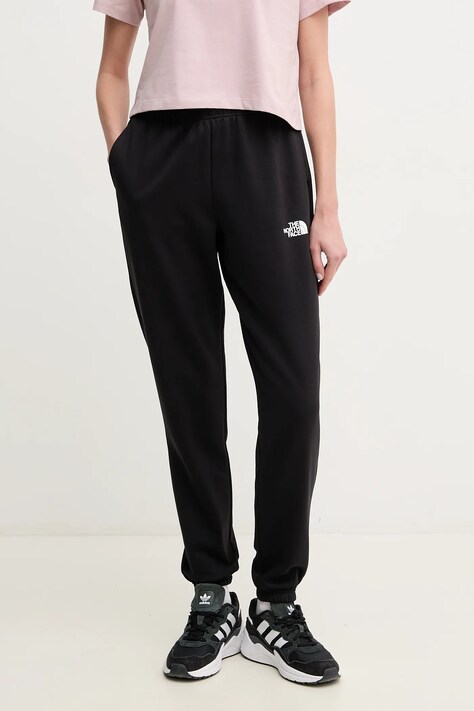 The North Face spodnie dresowe Simple Dome damskie kolor czarny gładkie NF0A8C1YJK31