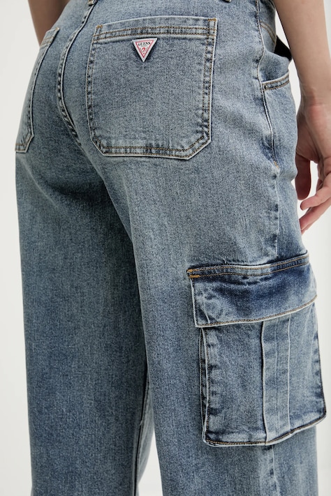Джинси Guess Originals — SS25-SPD0TM, блакитний — фото 4