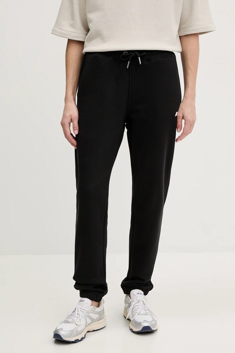 K-Way pantaloni de trening femei, culoarea negru, neted, K8136KW