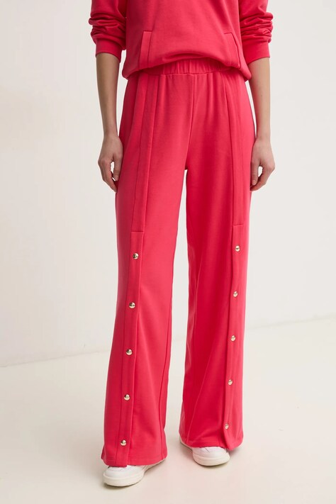 Liu Jo pantaloni de trening culoarea rosu, neted, TA5059 FS000