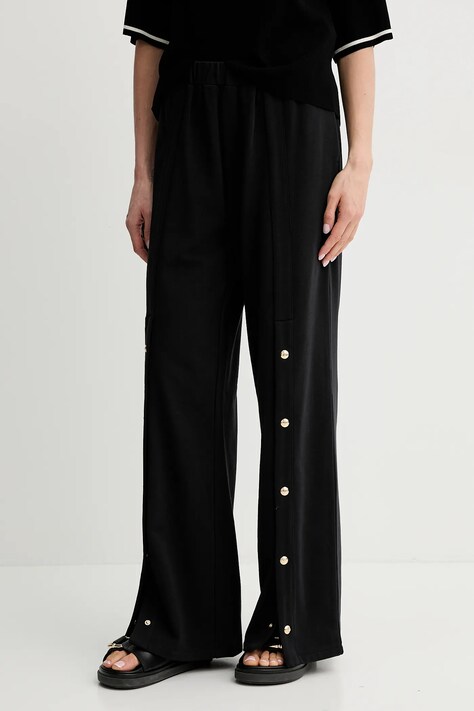 Liu Jo pantaloni de trening culoarea negru, neted, TA5059 FS000