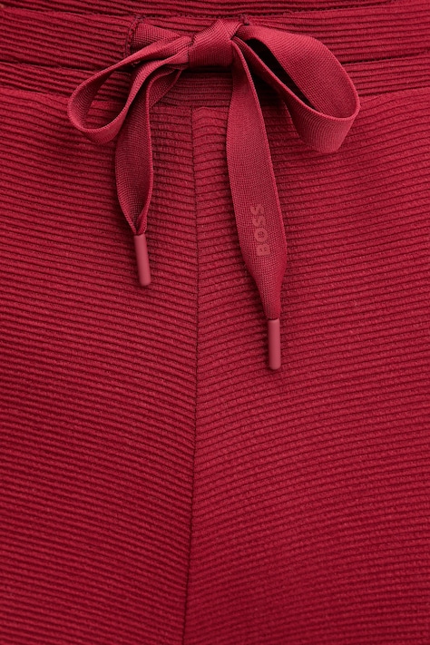 Штани лаунж BOSS Ottoman_Pants — SS25-SPD0ZA, бордо — фото 4