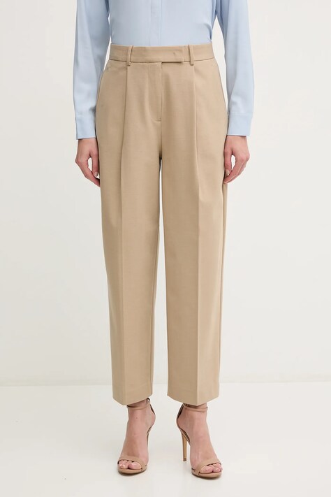 Tommy Hilfiger pantaloni donna colore beige  WW0WW44793