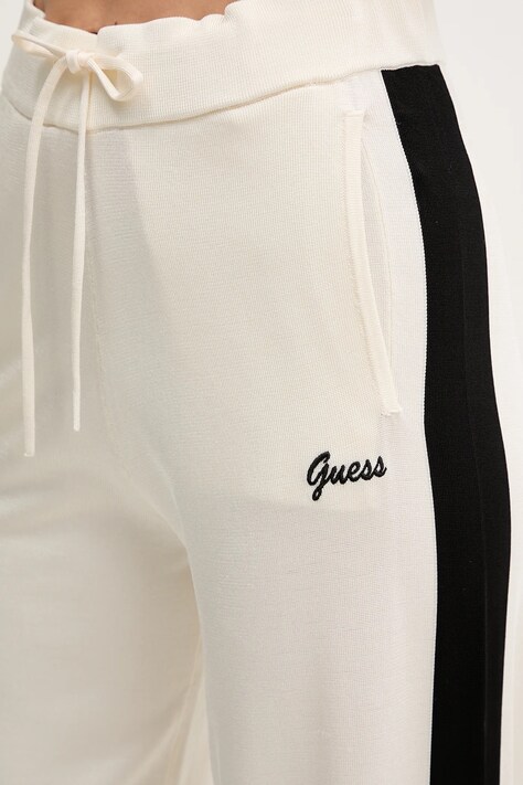 Спортивні штани Guess — SS25-SPD147, бежевий — фото 4