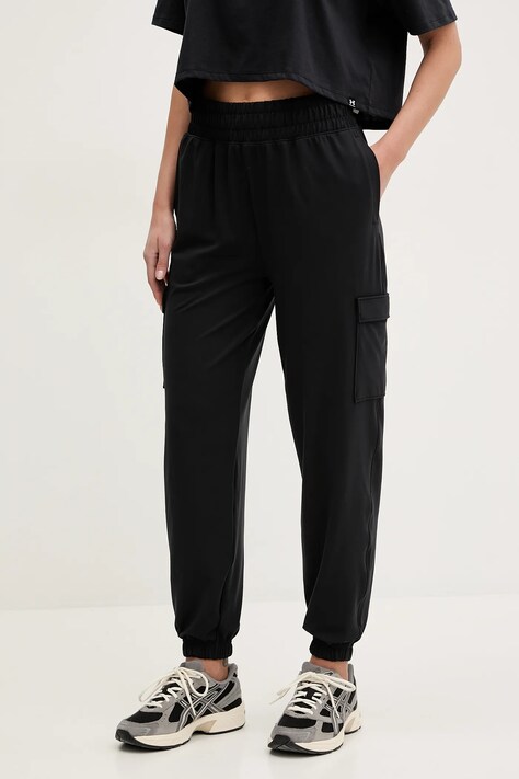Under Armour pantaloni de antrenament Meridian culoarea negru, neted, 1382524