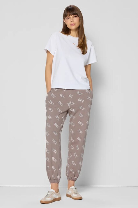 Bizuu pantaloni de trening MERING culoarea portocaliu, modelator, MERING BEŻOWY KW25