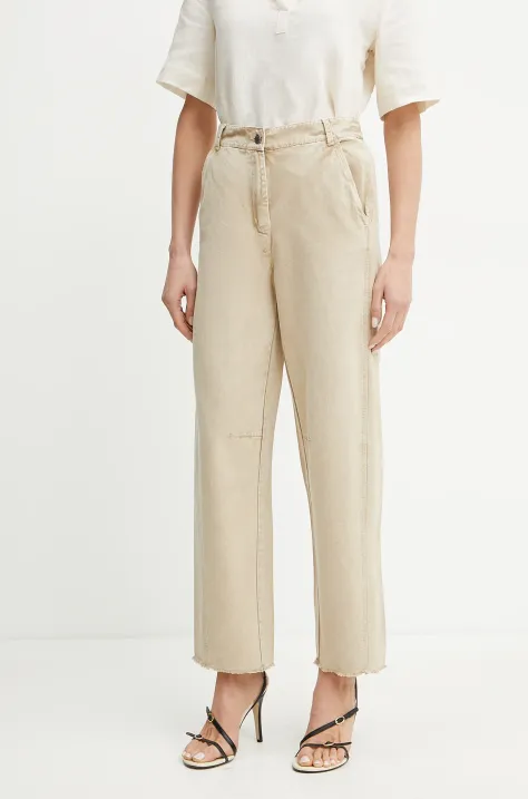 MAX&Co. spodnie bawełniane high waist 2516131013200