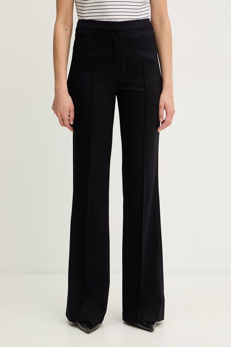 Morgan spodnie dzwony damskie PECO.F granatowe high waist PECO.F