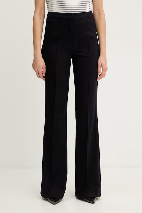 Morgan spodnie dzwony damskie PECO.F granatowe high waist PECO.F