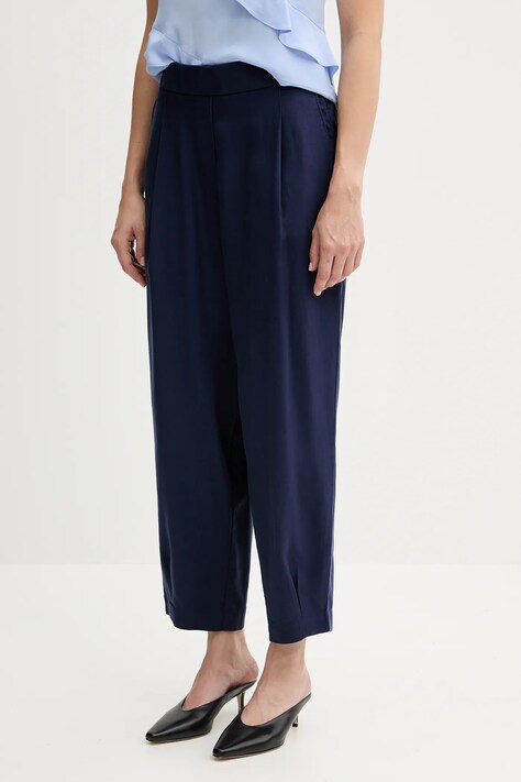 Παντελόνι United Colors of Benetton χρώμα: ναυτικό μπλε, 4T91DF08L