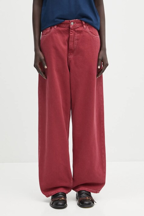 Džíny Carhartt WIP Brandon Pant dámské, high waist, I034837