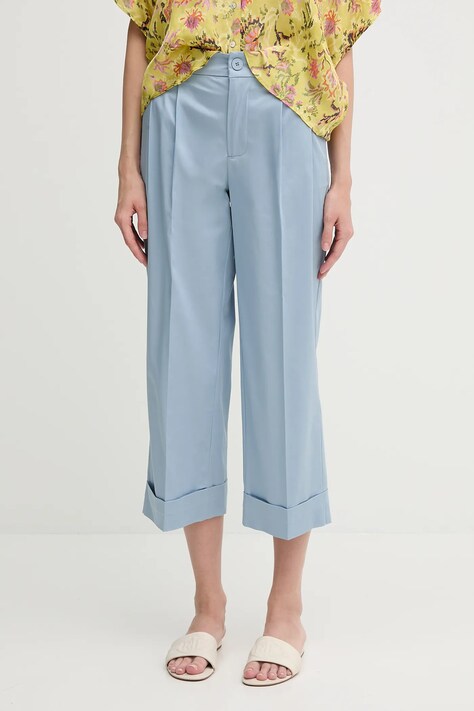 Kalhoty Pedro del Hierro dámské, modrá barva, high waist, 7609767