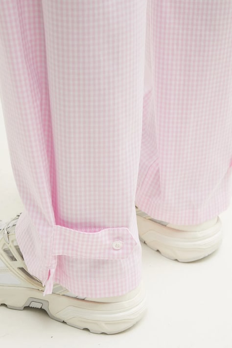 Бавовняні штани Fiorucci Gingham Logo — фото 6