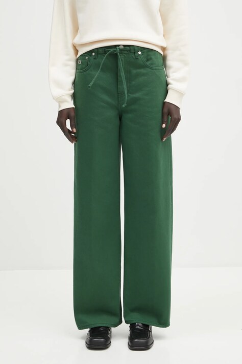 Lacoste jeansy damskie high waist HF0206