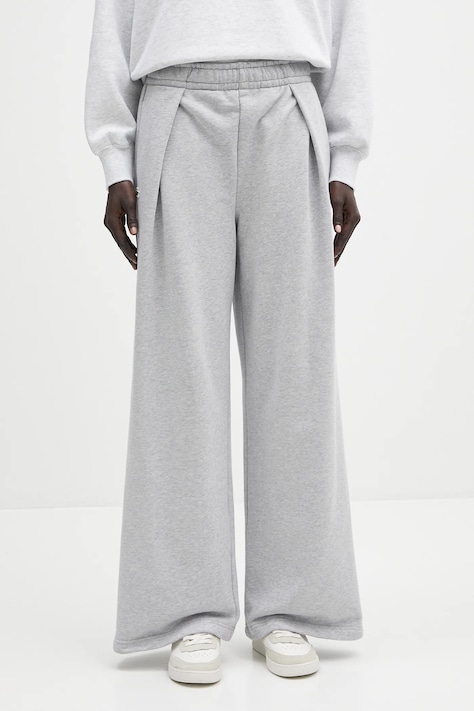 Βαμβακερό παντελόνι Lacoste χρώμα: γκρι, XF0114