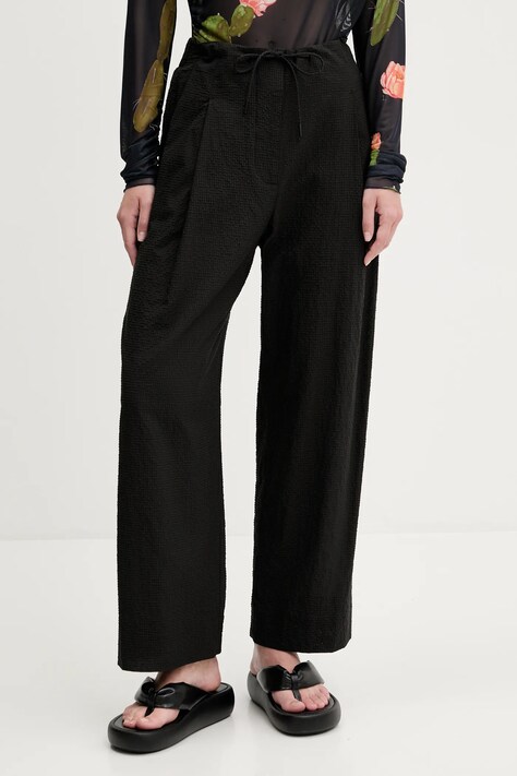 Kalhoty Bimba Y Lola dámské, černá barva, high waist, 251BR6003.12000