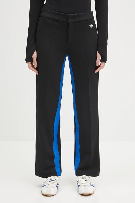 adidas Originals pantaloni de trening x Wales Bonner W Pique culoarea negru, cu imprimeu, JW6246