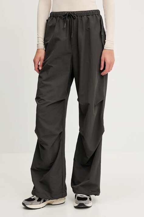 P.E Nation pantaloni de trening Discovery culoarea gri, uni, 252P058
