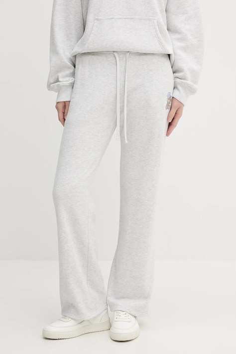 Спортен панталон Hollister Co. в сиво с апликация KI347-5066