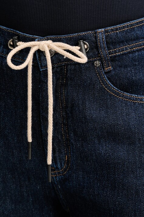 MUNTHE джинси wide leg жіночі OBEY — SS25-SPD1J8, темно-синій — фото 5