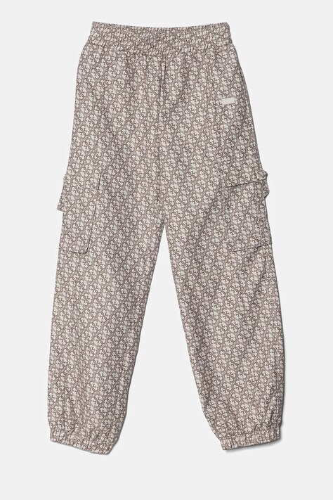 Παντελόνι για τζόκινγκ Guess χρώμα: μπεζ, J5RB09 WH2K0