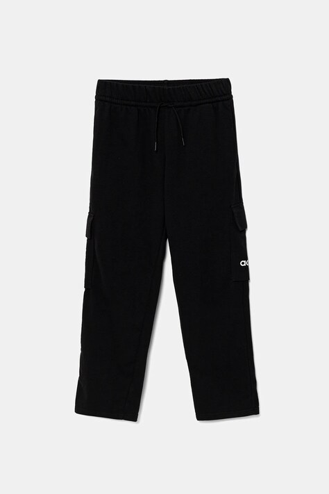adidas pantaloni de trening pentru copii culoarea negru, uni, JC9738