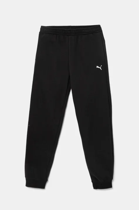 Detské tepláky Puma ESS Sweatpants CL FL čierna farba, jednofarebné, 684899