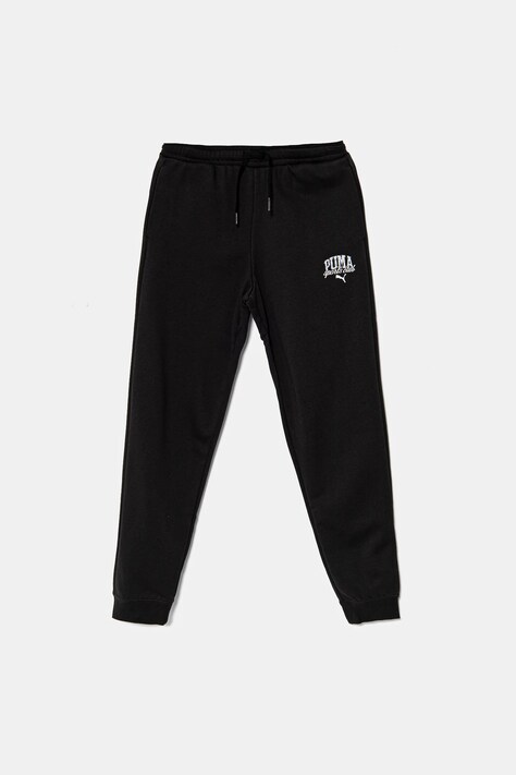 Puma pantaloni de trening pentru copii CLASS Sweatpants TR culoarea negru, cu imprimeu, 685830