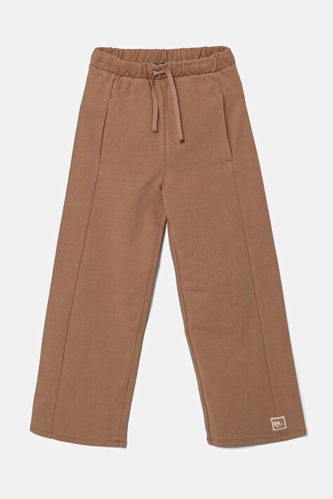 Dětské bavlněné tepláky United Colors of Benetton oranžová barva, 3UNICF061