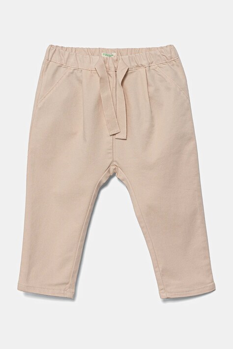 Штани для немовлят United Colors of Benetton колір рожевий однотонні 4U40AF019