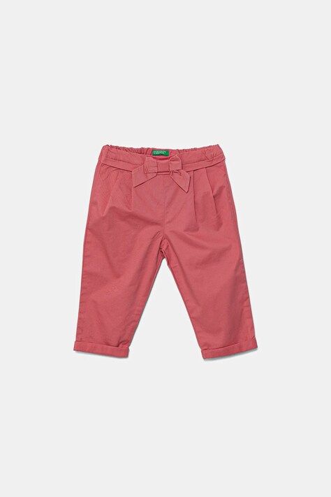 United Colors of Benetton pantaloni per bambini colore rosa 4T48GF02C